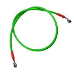 Tubo Manguera Freno Flexible Hidraulico Moto 1mt Verde