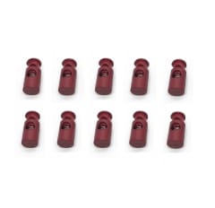 Tanka Plástica Cordón Burdeo 10unid.