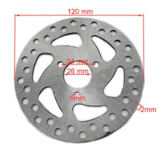 Disco freno 3P34 DT120mm DE26mm ESP2mm