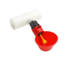 Dispensador Agua Automático de Plástico para Aves de Corral