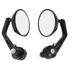 Par Espejos tope manubrio negro A256-6A