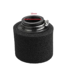 Filtro Aire DI-35mm Esponja Recto Negro