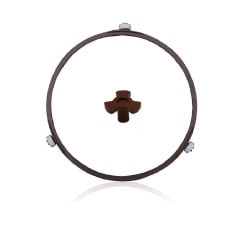 Kit Base Soporte Circular Giratorio con Acoplador para Horno Microonda