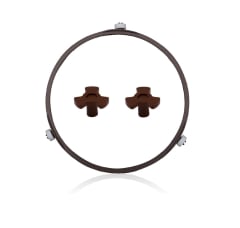 Kit Base Soporte Circular Giratorio con Acopladores para Horno Microonda