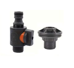 Kit Conector Adaptador PVC/IBC Tanque Agua 1/2