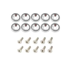 Kit Sujetadores Arandelas de Aluminio M6x20 Gris