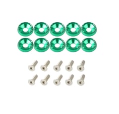 Kit Sujetadores Arandelas de Aluminio M6x20 Verde