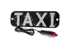 Letrero Taxi Led Azul