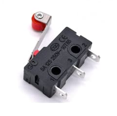 Micro Interruptor Limitador KW12-3 c/Palanca Rodillo Brazo
