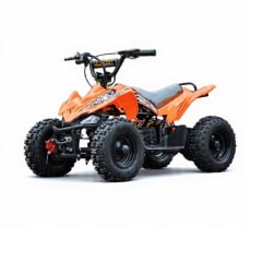Mini Moto atv 49cc 2T aro 6 Cuadrimoto Naranjo