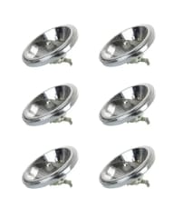 Pack 6 Lámparas Alógenas HL111 12V G53 24° 50W