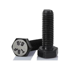 Perno Hexagonal  M6X10MM PASO 1.0 Negro x 2 Unid.