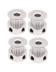 4 Poleas Distribución Dentada GT2 20 Dientes 5mm
