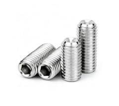 Prisionero Allen Punta Copa Cabeza Hexagonal 3x3mm Inox. x 4 Unid.