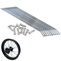 Rayos Rueda Trasera Honda XR200-XLR-NX 36 Unid.