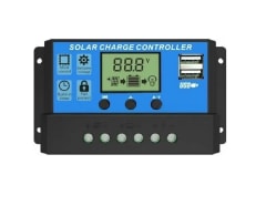 Regulador Controlador De Carga Solar Digital 10a 12/24v