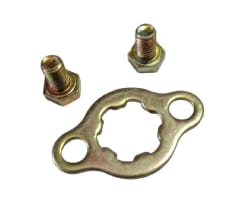 Seguro piñón ataque P30 EJ 17mm c/2 pernos 6x10mm Hexagonal Grado 8.8