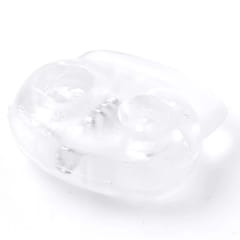 Tanka Doble Plástica Cordón Transparente Grande 10Unid.