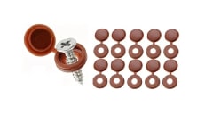 Tapa de Plástico para Tornillos Caramelo x 10 Unid.