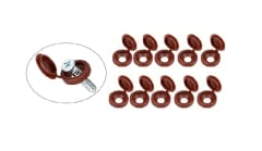 Tapa de Plástico para Tornillos Marrón x 10 Unid.