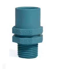Terminal Pvc-p Cem 20mm X 1/2 He Azul Acero