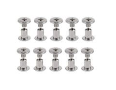 Tornillo Chicago para Encuadernación C/Tuerca M5x6mm x 10 Unid.