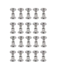 Tornillo Chicago para Encuadernación C/Tuerca M5x6mm x 20 Unid.
