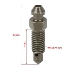 Tornillo de Purga con Tapón de Freno para Moto M8 x 1,25mm