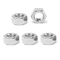 Tuerca Hexagonal M T-5 P-1.25 8mm Zincada x 5 Unid.