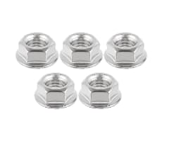 Tuerca Hexagonal G8.8 M5x10mm P1.5 Galvanizada ASME x 5 Unid.