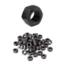 Tuerca Hexagonal M14 Negra x 100 Unid.