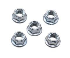 Tuerca M10 Brida Hexagonal Lisa x 5 Unid.