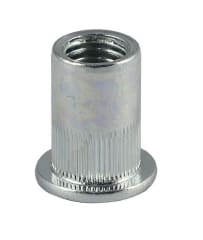 Tuerca Remache Roscado Aluminio Cabeza Plana M4