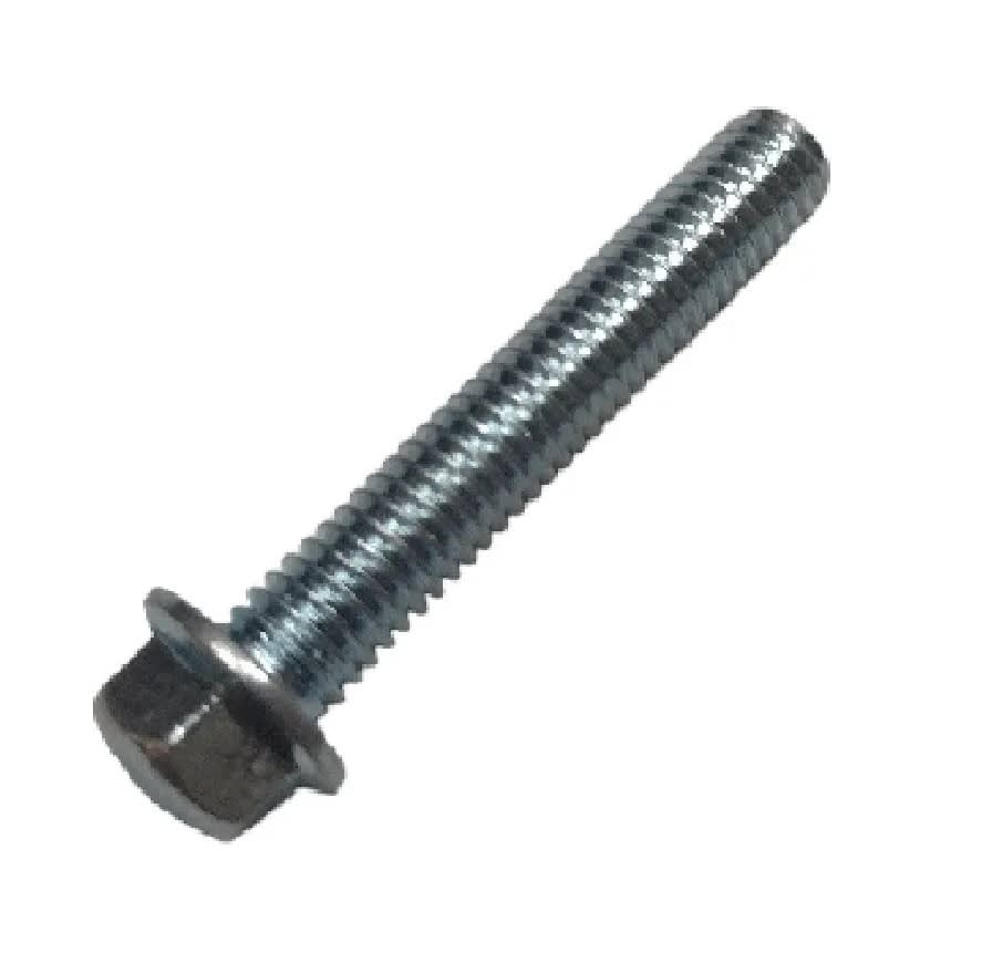 10 Pernos Brida Hexagonal Zincado 6 X 35 Paso 1.03