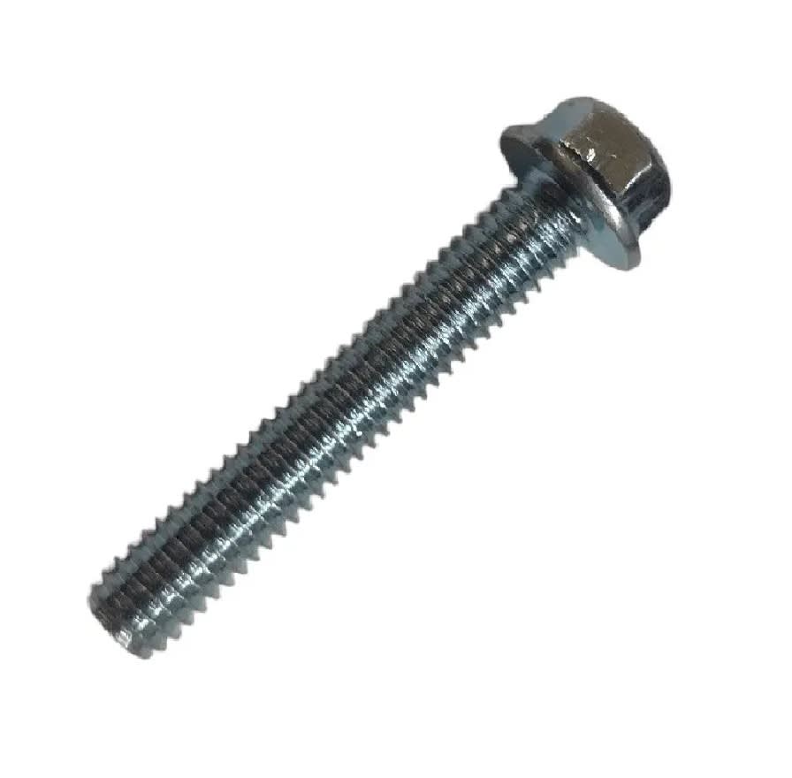 10 Pernos Brida Hexagonal Zincado 6 X 35 Paso 1.02