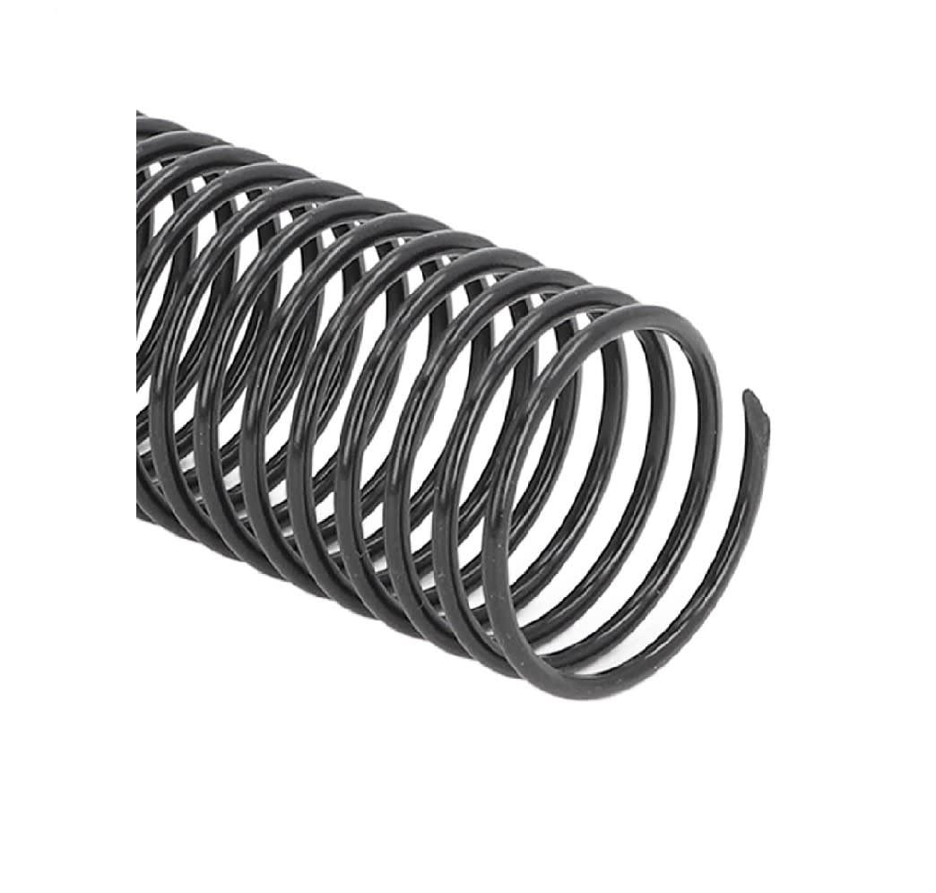 100 Anillas Espirales 8mm Negro para Encuadernado2