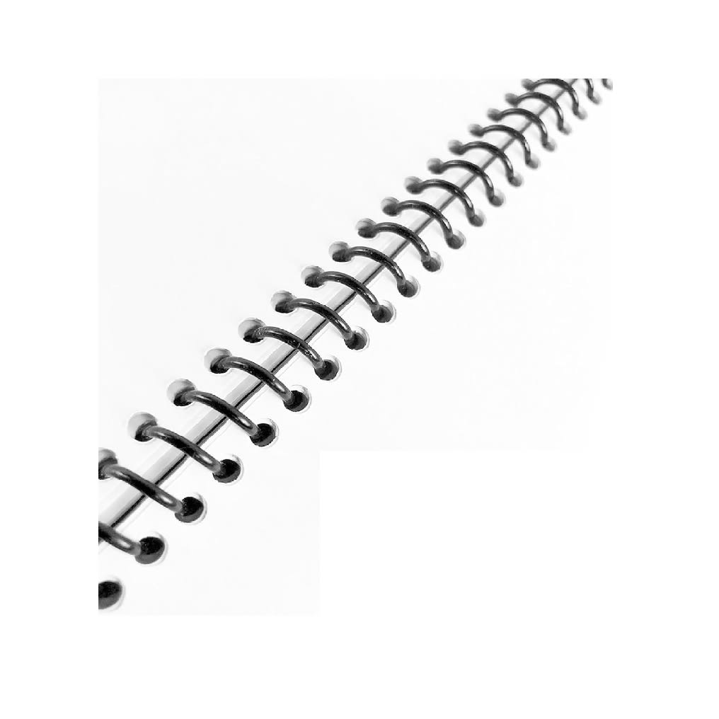 100 Anillas Espirales 8mm Negro para Encuadernado5