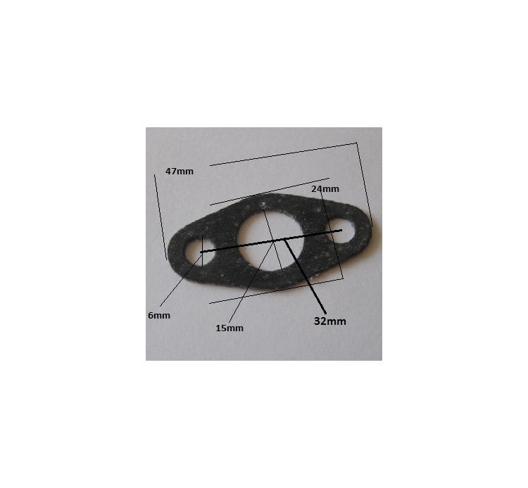 Empaquetadura 2P32mm carburador PZ-15 Motor Bici 49cc 2T2