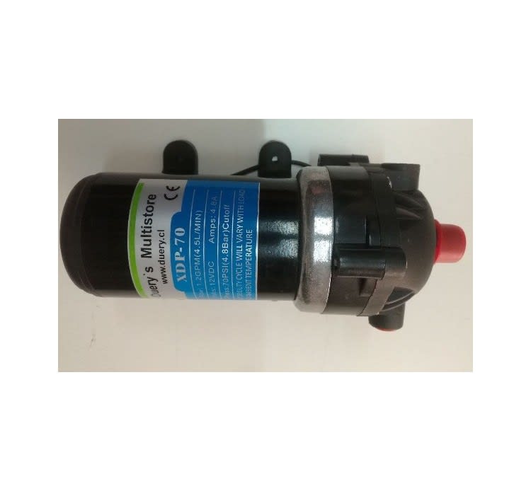 Bomba XDP-70 12vdc 4.5L/min 70psi 4.8A agua5