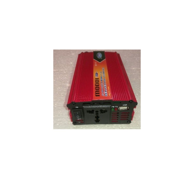 Inversor 1000w corriente 12v a 220v c/USB ONS4