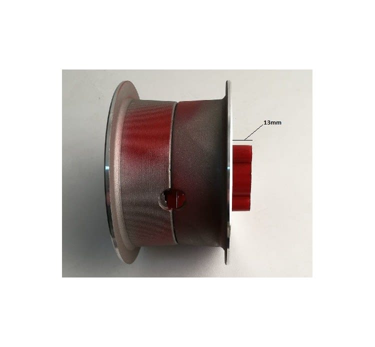 Llanta 04D 3P delantera roja ext.DFR 13 Moto ATV2