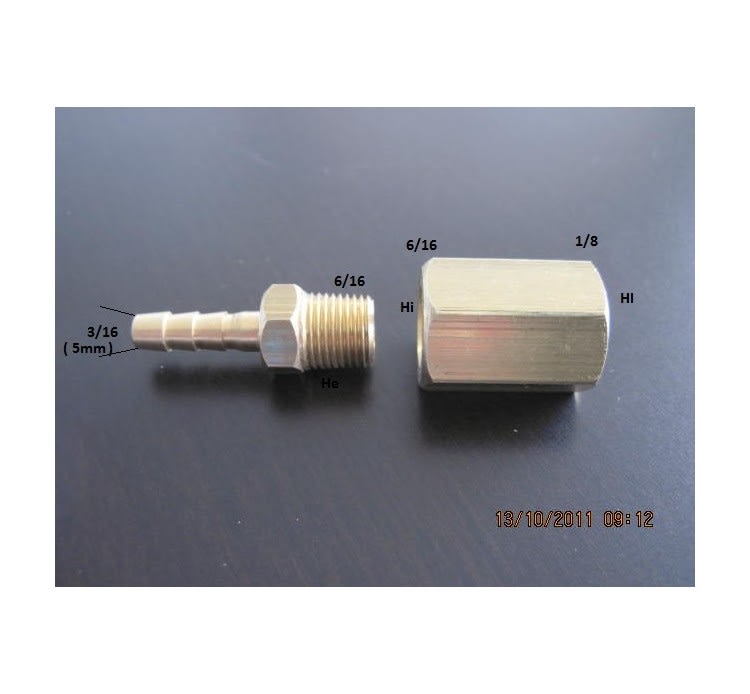 Conector compresor manguera aerógrafo3