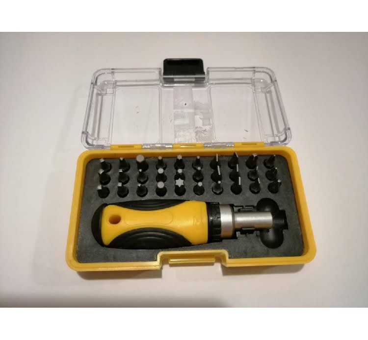 Juego Destornilladores Trinquete 31 Piezas Herramientas 362g1