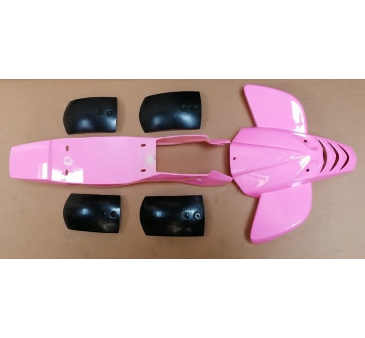 Carcasa Plastica Mini ATV-49cc-04 Rosada Cuadrimoto2