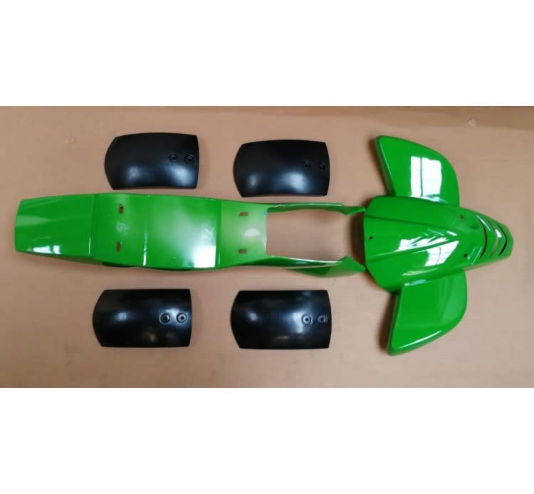 Carcasa Plastica Mini ATV-49cc-04 Verde Cuadrimoto2