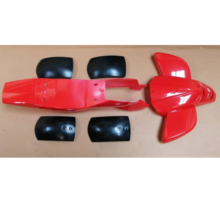 Carcasa Plastica Mini ATV-49cc-04 Rojo Cuadrimoto2