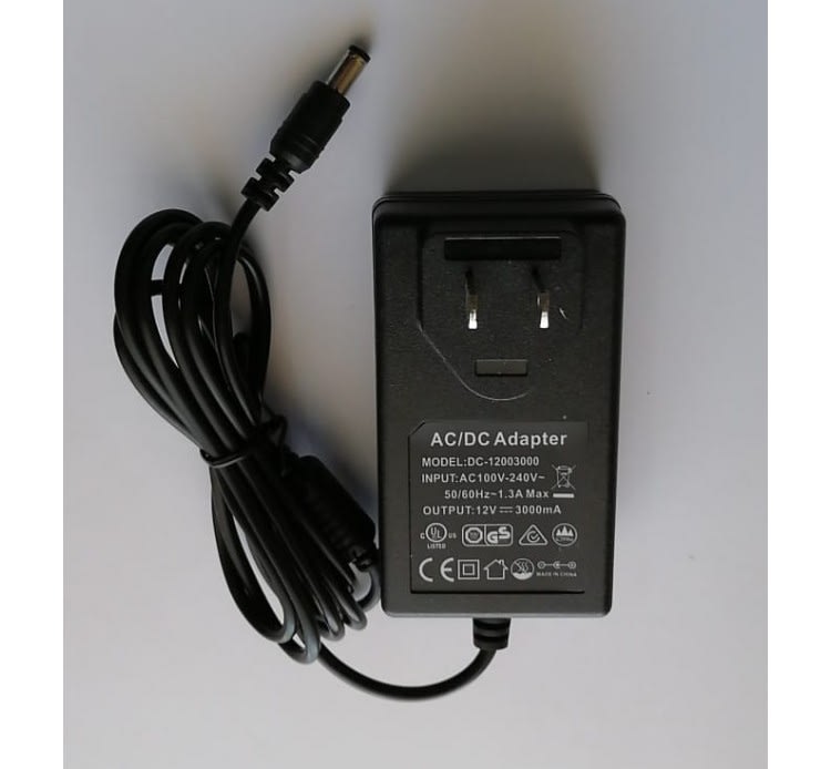 Transformador Adaptador AC/DC 110-240 3A output 12v 3000mA3