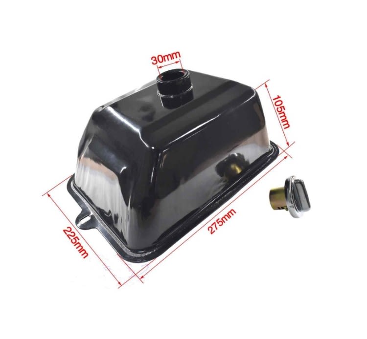 Estanque Bencina Metalico 4.5L Moto ATV4