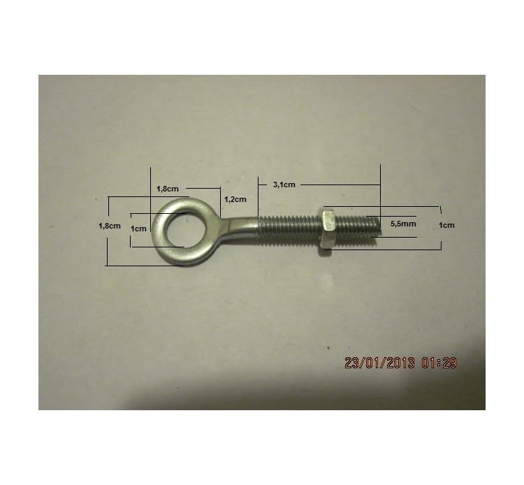 Tirante Tensor de Ajuste Eje Cadena ATV 5,9cm DI10mm Par2