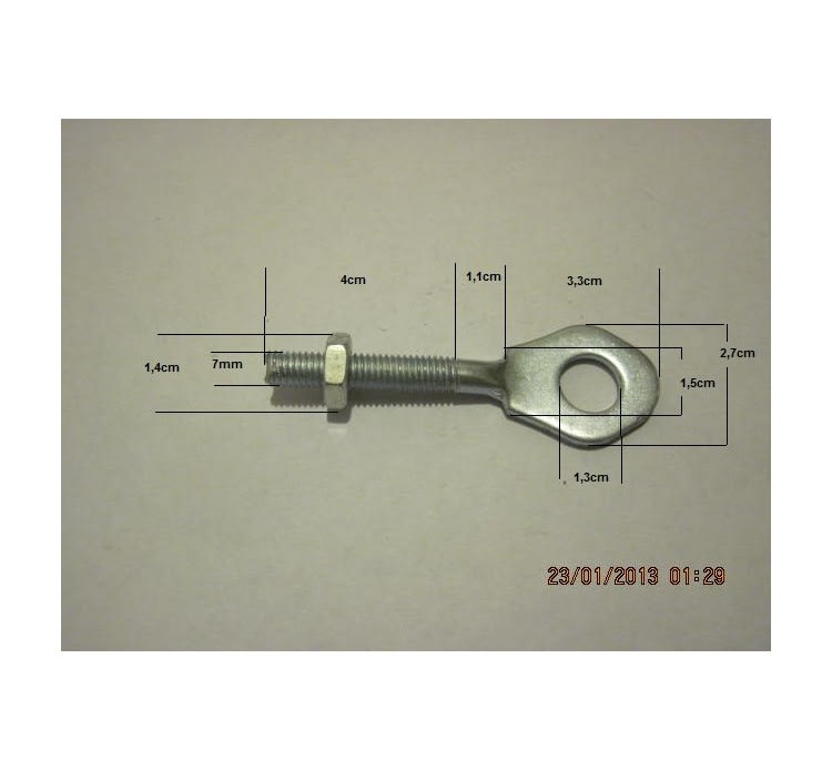 Tirante Tensor de Ajuste Eje Cadena ATV 8,2cm DI13mm Par5